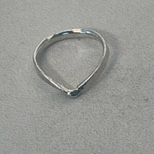 Sterling Silver WIshbone Band RIng