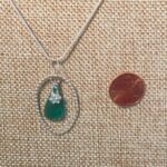 Sea Foam Sea Glass Necklace - Image 3
