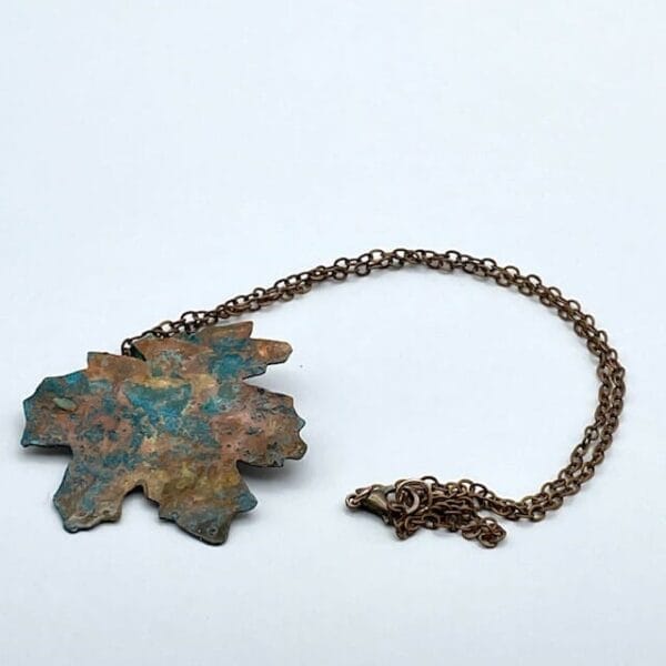 Maple leaf necklace