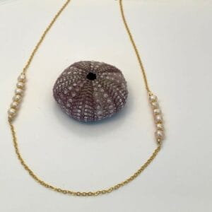 Pearl Gold Chain Necklace