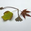 Ginko pendant leaf