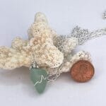 Aqua Sea glass necklace - Image 3