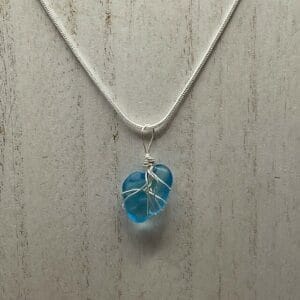 Turquoise Sea Glass Necklace