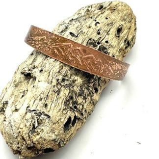 Mountains copper bracelet