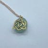 Celtic sea glass necklace A