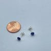 Lapis Lazuli TIny Stud earrings, size