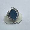 Sterling Silver Turquoise Sea Glass Ring