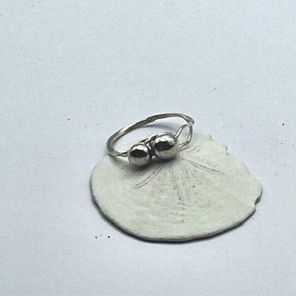 Sterling Silver Ball Ring