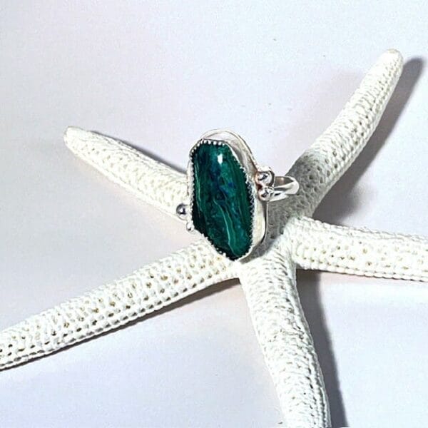 Sterling Silver Malachite Ring