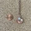 Copper pearl shell necklace, size