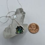 Sterling Silver  Lariat Necklace with Paia Shell - Image 2