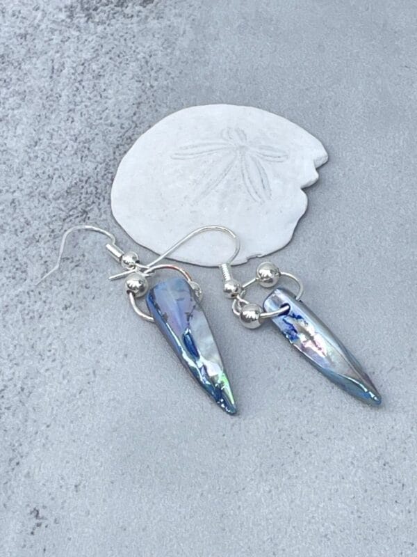 Mother of Pearl Talon Earrings