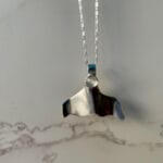 Whale Tail Silver Pendant - Image 2