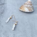 Biwa Pearl Earrings, view