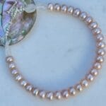 Pearl toggle clasp bracelet
