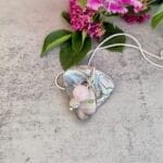 Abalone and Rose Quartz Necklace - Image 3