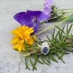 Sterling Silver Ring with Kyanite - Image 3