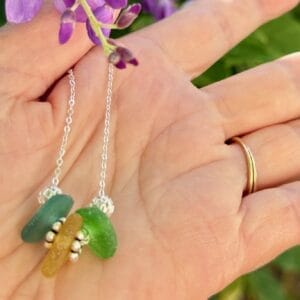 Mediterranean Sea Glass Necklace